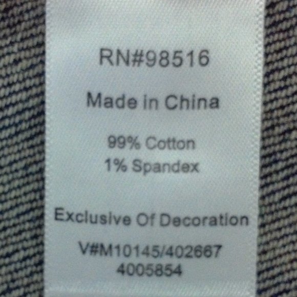 Cold Water Creek soutache shaped denim jacket P10 - Picture 4 of 7